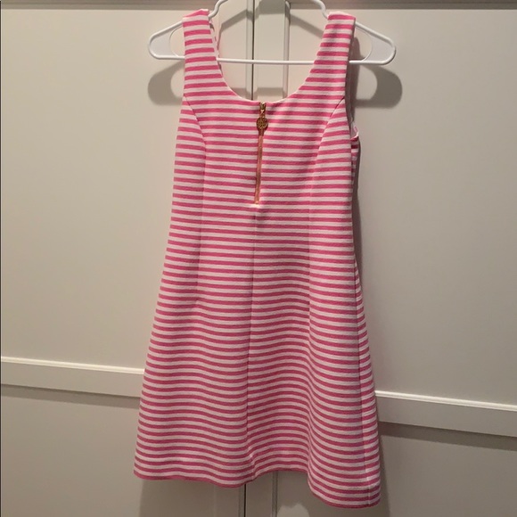 Lilly Pulitzer Pink and White Striped Dress - Picture 1 of 4